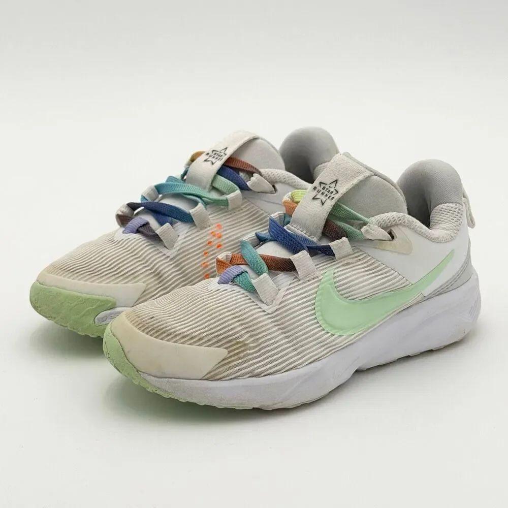 Nike Star Runner 4 Next Nature SE White Proton Dust Total Orange Vapor Green Sli